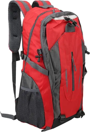JTLB 6 Colors 40L Backpack Shoulder Bag for Outdoor Sports Climbing Camping Hiking (Red)