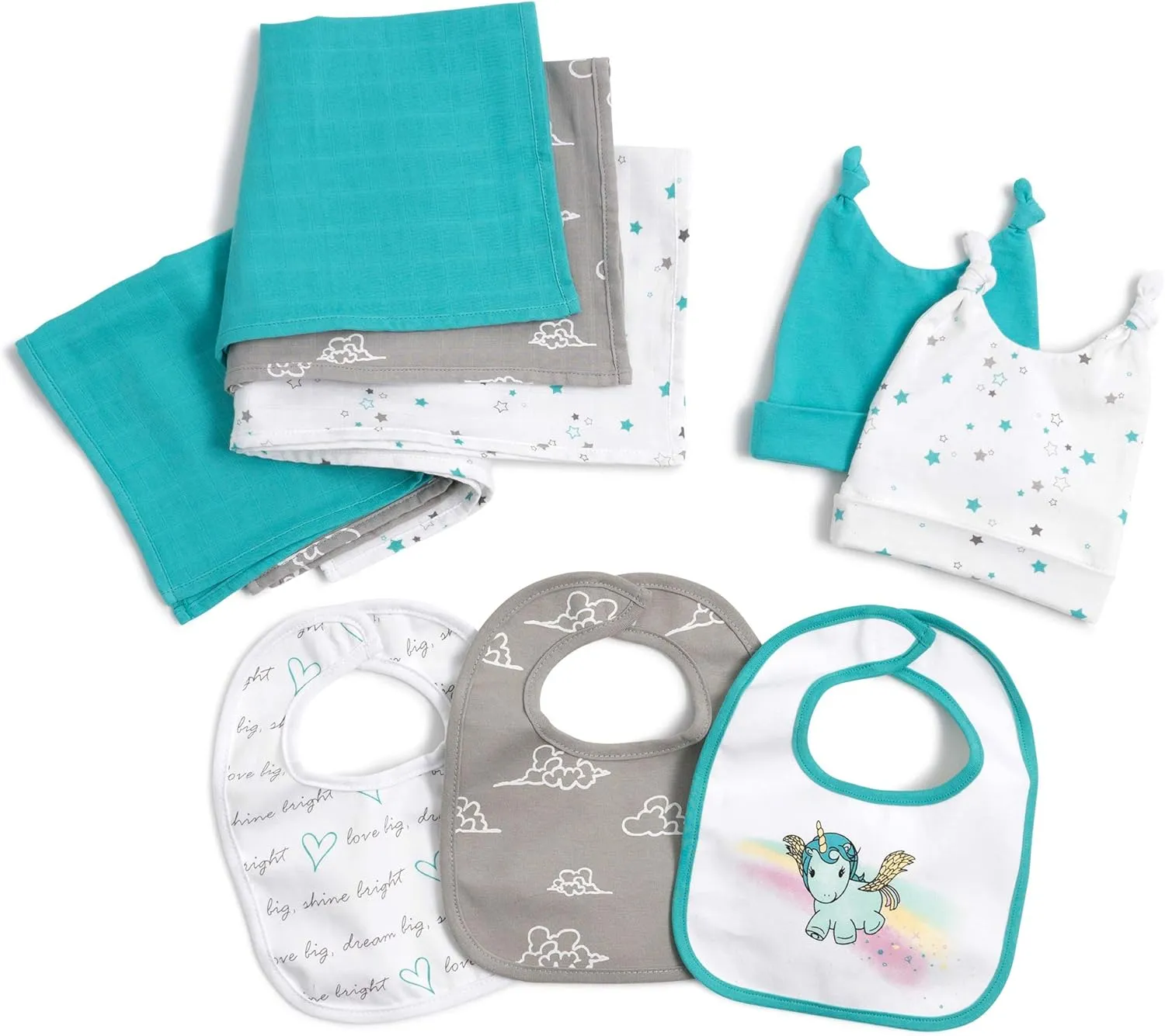 JumpOff Jo - Newborn Baby Essentials Layette Gift Set for Babies- Newborn Clothes & Accessories Set, Shower Gifts for Newborn