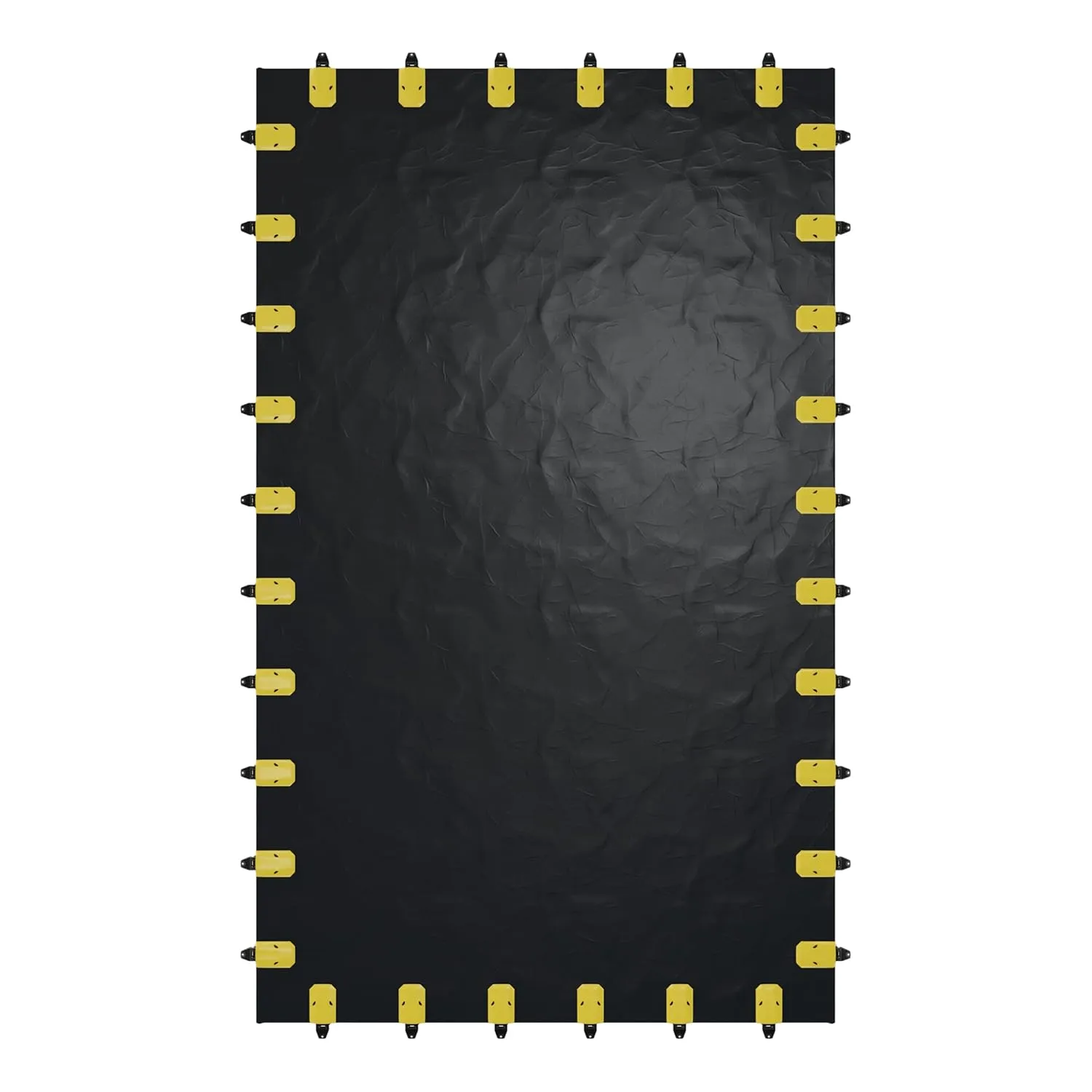 Justrite Rigid-Lock QuickBerm®, 12' x 20' x 12", Large Drive Over Oil Spill Containment Berm, 1795 Gallon Spill Capacity, PVC Coated Fabric, Made in The USA, Black, 28526