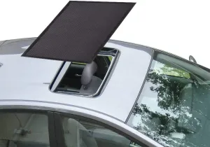 Kaskawise Car Sunroof Sun Shade,Magnetic Screen Breathable Mesh Cover for Camping & Parking,Quick Install UV Protection Screen for Moonroof & Side Windows,Car Camping Accessories,Black