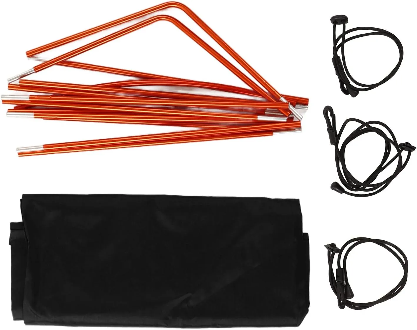 Kayak Sun Shade Canopy Waterpoof Oxford Fabric Foldable Lightweight Canopy for Boats, Canoes, Kayaks Fishing (Black)