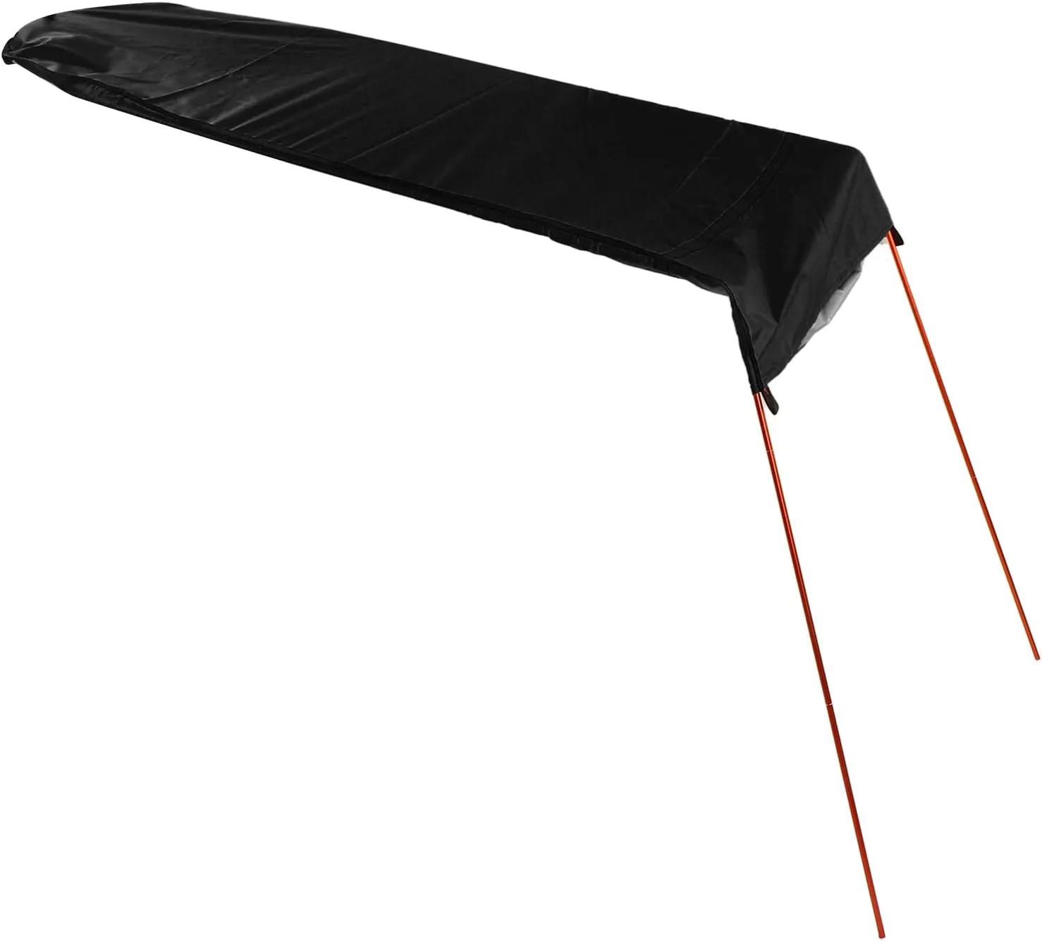 Kayak Sun Shade Canopy Waterpoof Oxford Fabric Foldable Lightweight Canopy for Boats, Canoes, Kayaks Fishing (Black)