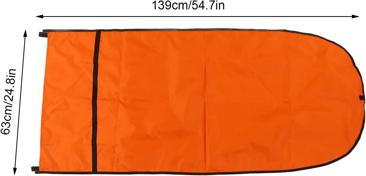 Kayak Sun Shade Canopy Waterpoof Oxford Fabric Foldable Lightweight Kayak Boat Canoe Sun Shade Canopy for Outdoor Fishing Tricycles Royal (Orange)