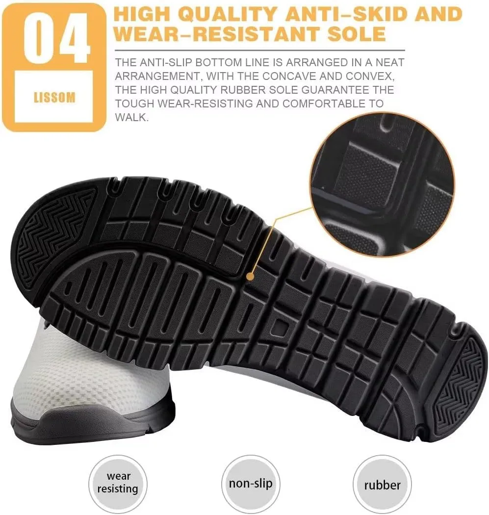 KEIAHUAN Non Slip Hiking Running Shoes Athletic Outdoor Walking Trekking Sneaker Comfort Skin-Friendly Fashion Tennis Shoes