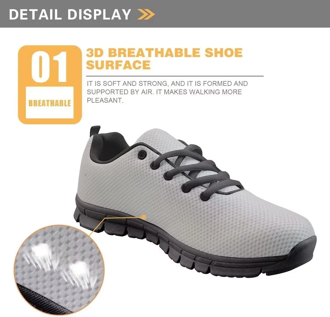 KEIAHUAN Non Slip Hiking Running Shoes Athletic Outdoor Walking Trekking Sneaker Comfort Skin-Friendly Fashion Tennis Shoes