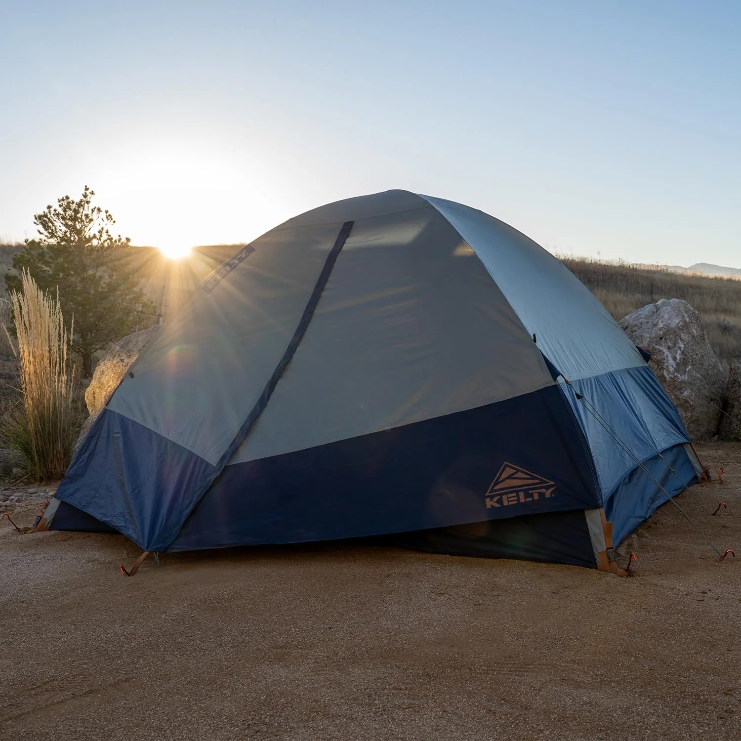 Kelty Late Start Backpacking Tent – Lightweight Two Man Camping Tent Shelter with Quickcorners, Aluminum Poles, Waterproof Poly Fly, Updated for 2024