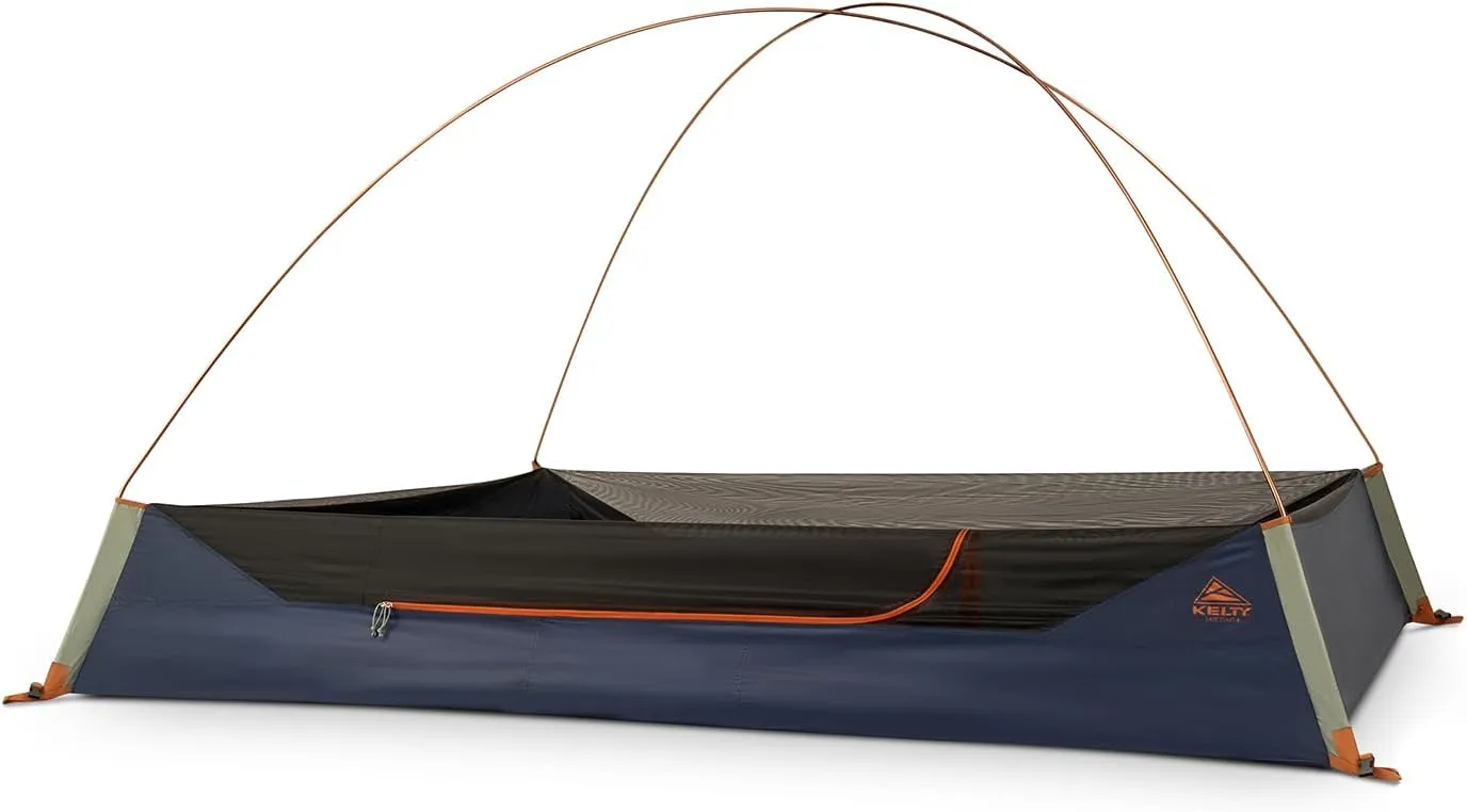 Kelty Late Start Backpacking Tent – Lightweight Two Man Camping Tent Shelter with Quickcorners, Aluminum Poles, Waterproof Poly Fly, Updated for 2024