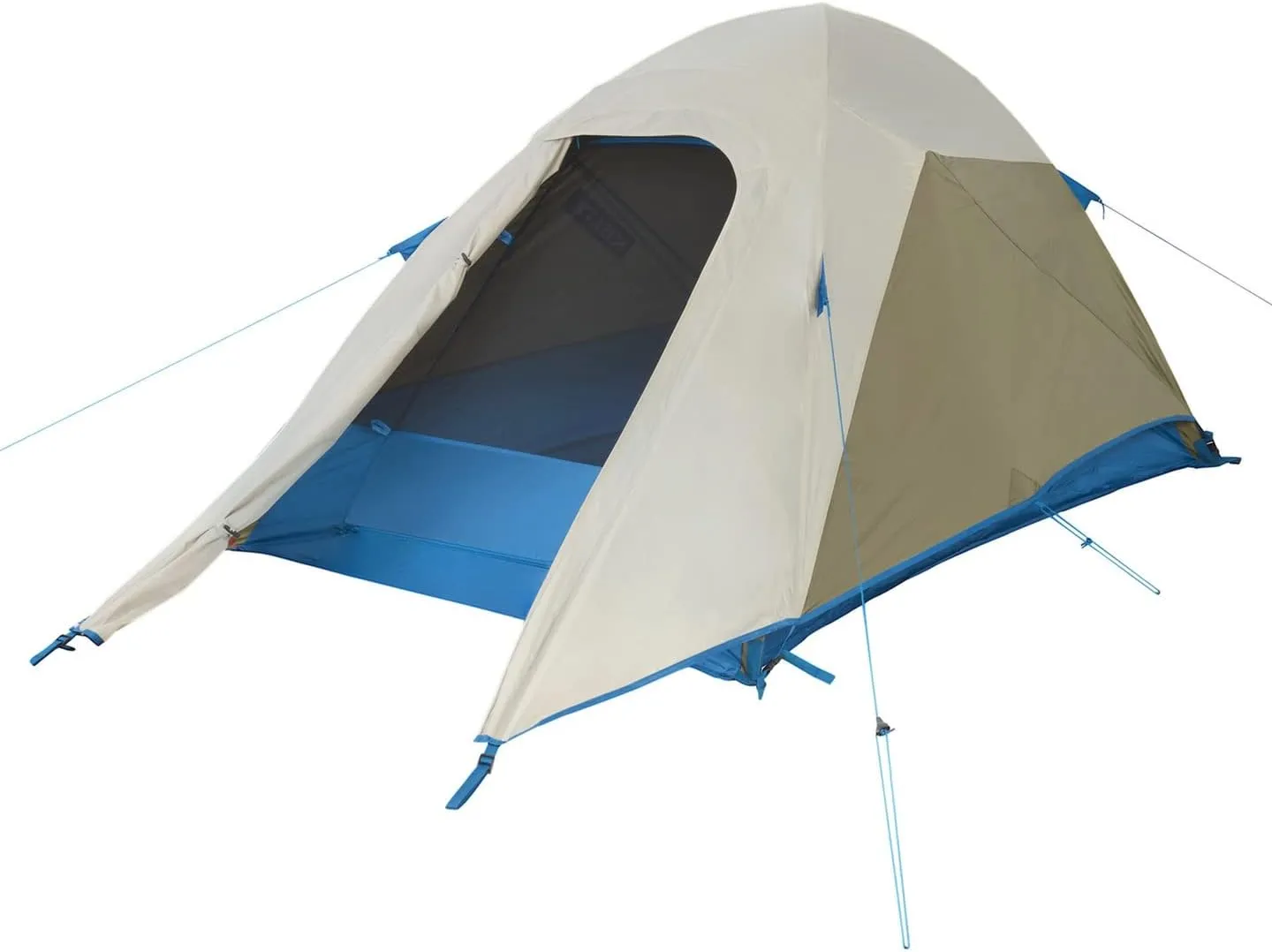 Kelty Tanglewood 2 or 3 Person Backpacking and Car Camping Tent – Sturdy Frame, Quick Corners for Easy Setup, Double Stake Vestibule, Clip-on Rainfly