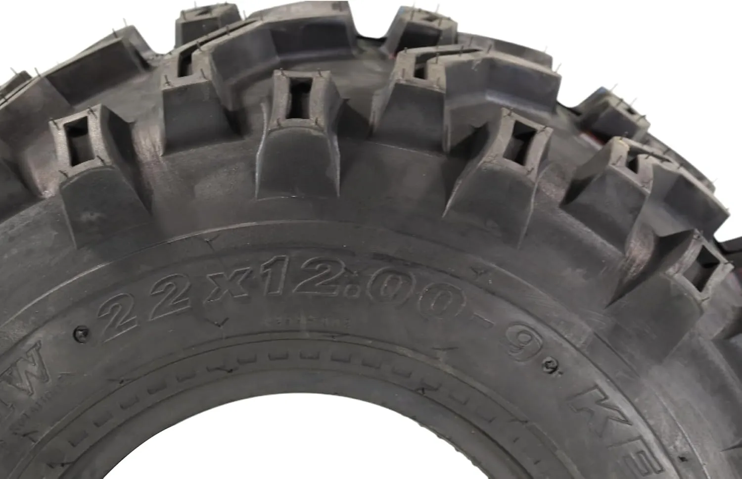 Kenda Bearclaw K299-22x12-9 Rear Tires for All Terrain (ATV), UTV, and Side by Side (SxS) Vehicles - 6-Ply - Bear Claw 22x12x9 with Kenda Keychain (2-Pack)