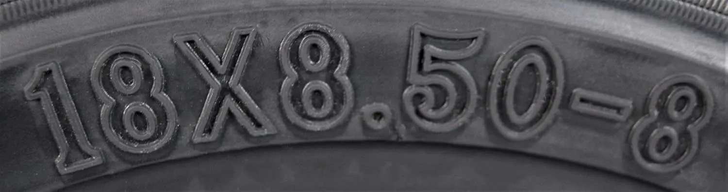 Kenda Hole-N-1 18x8.5x8 Replacement Golf Cart Tires with Kenda Keychain (4 Pack)