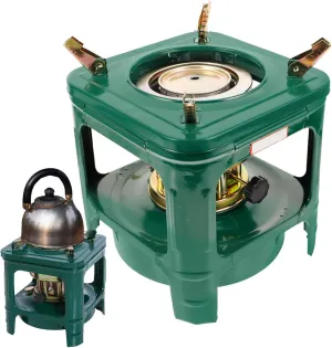 Kerosene Stove, Portable Multi-Fuel Camping Cooker with 8 Wicks – Compatible with Kerosene, Diesel, Alcohol – for Outdoor Cooking, Heating, Boiling – Home & Camping Use