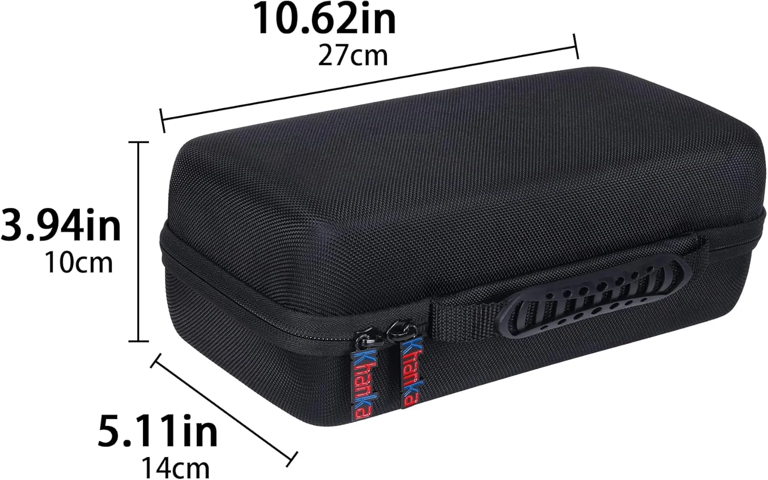 khanka Hard Travel Case Replacement for Halo Bolt 58830/57720 / Air 58830 / ACDC Max 55500 mWh Portable Emergency Power Kit, Portable Phone Laptop Charger, Case Only (Black)