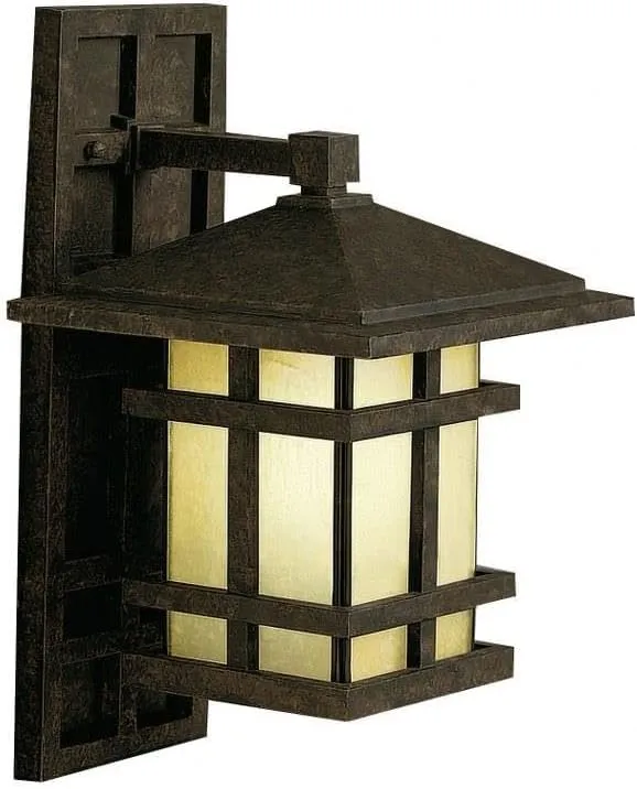 Kichler 9130AGZ Cross Creek Outdoor Wall 1-Light, Aged Bronze