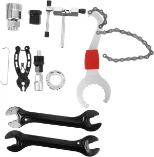 KICHOUSE -in-one Bike Repair Set Spoke Wrench Tire Tool Portable Must-Have for Cyclists