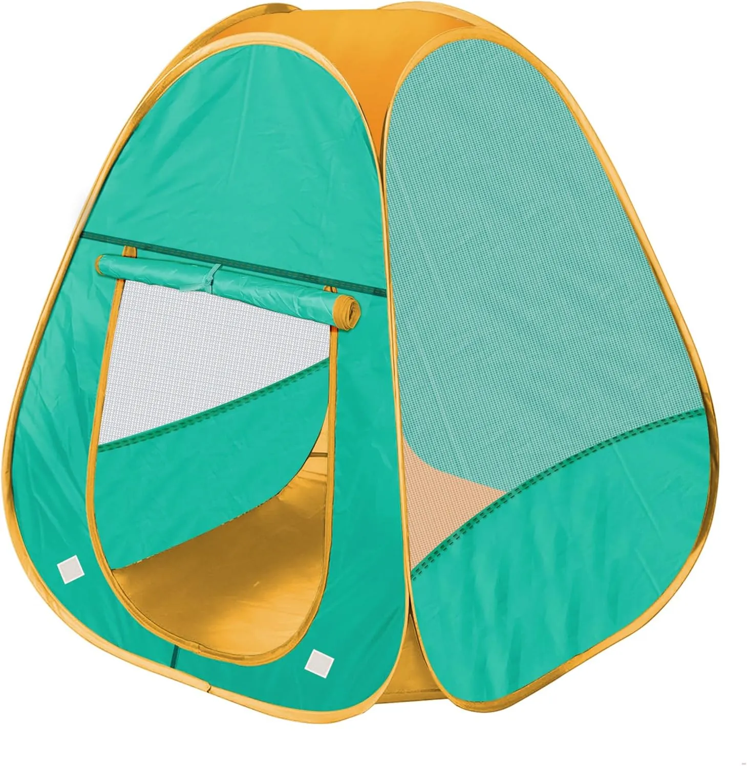 Kids Play Tent Pop Up Tent for Girls and Boys，Automatic Setup and Foldable Playhouse Castle Toys Outdoor and Indoor（Green）