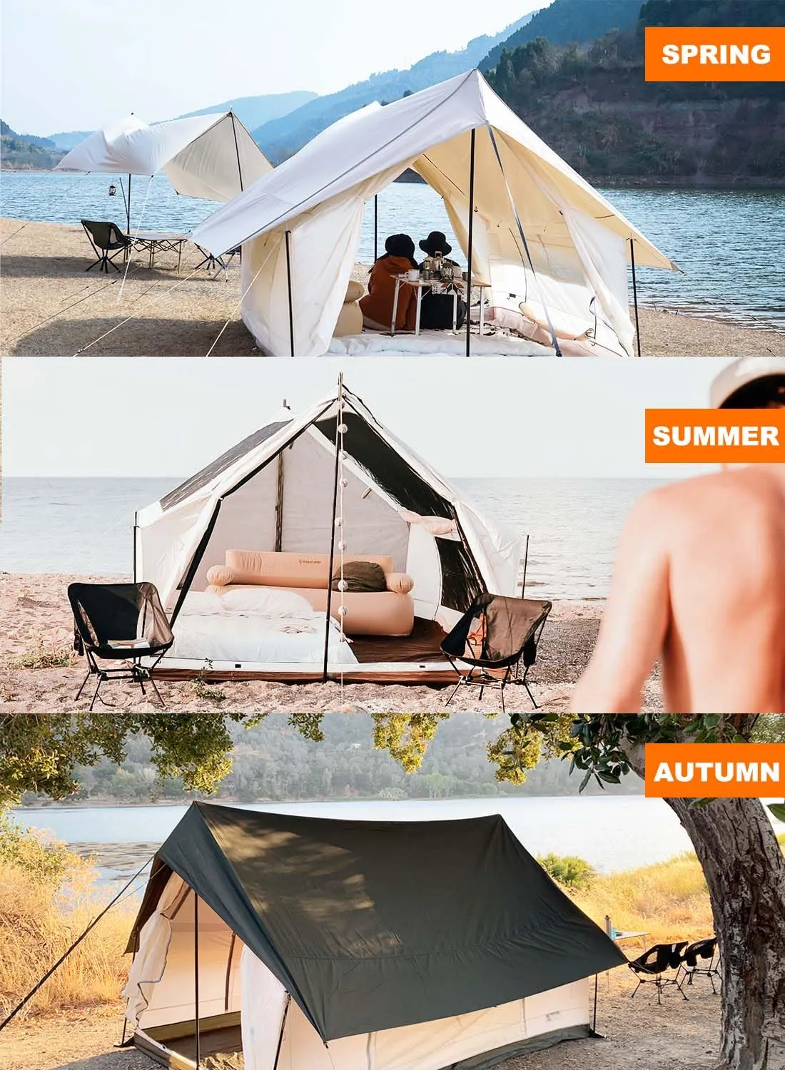 KingCamp Mountain In C2 Double-Layer House Tent