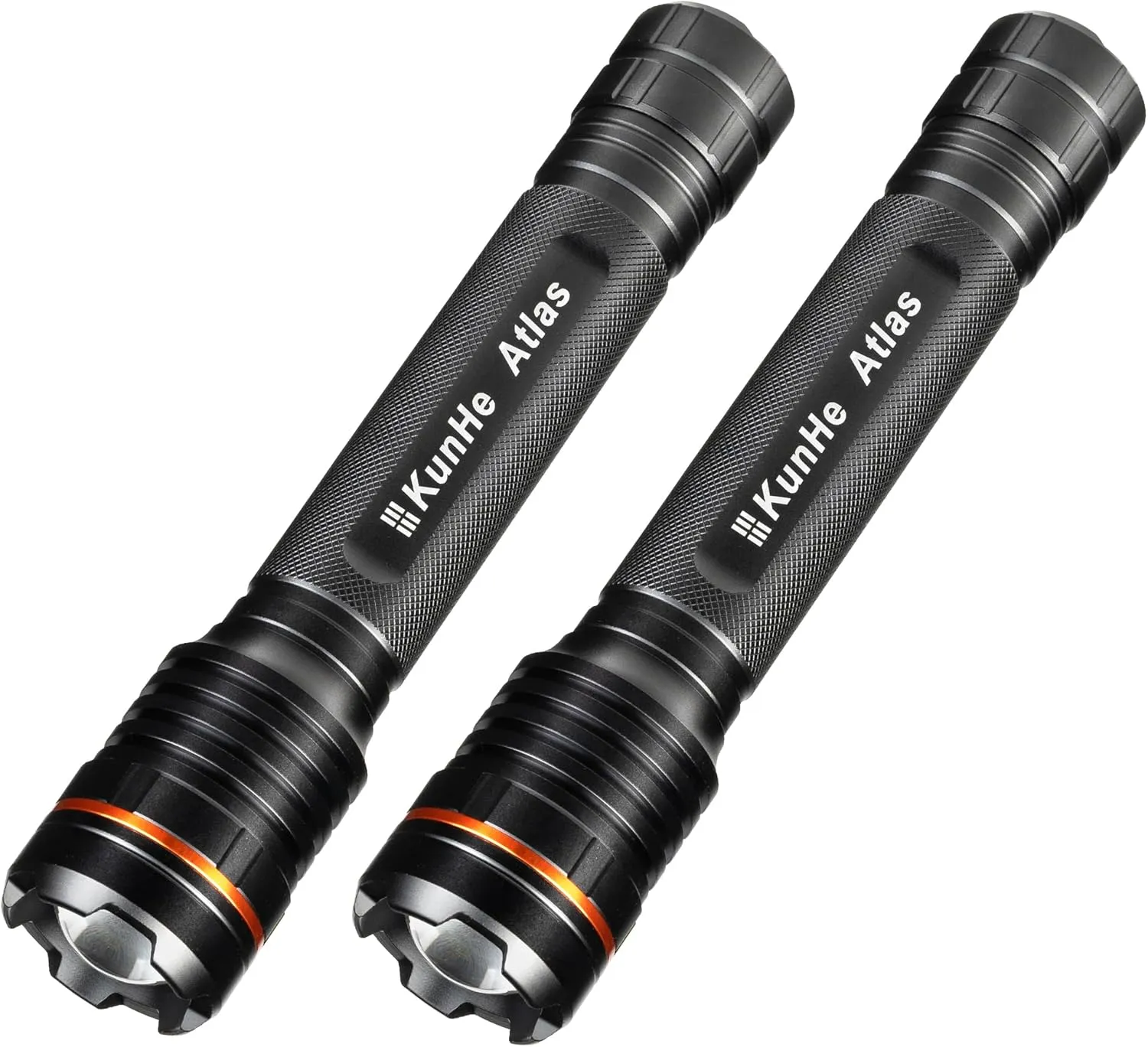 KunHe Heavy Duty 3D Cell LED Flashlights Large Aluminum Zoomable High Lumens 1200 LM Battery Powered Single Mode Flash Light- Big Flashlight for Home Emergency Power Outages Camping Car
