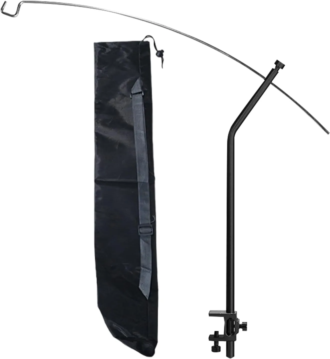 Lantern Stand - Lamp Pole, Portable Lighting Holder, Outdoor Support Rack | Extendable Hanging Post with Stable Footing, Secure Bracket for Camping, Hiking, and Picnic Tabletop Illumination