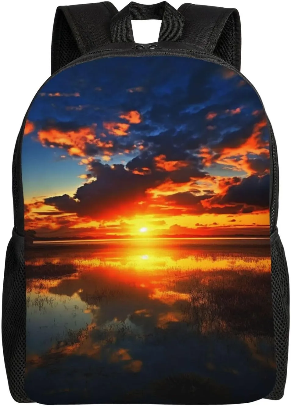 Laptop Backpack for Women Men Carry-on Backpack Sunset Daypack Lightweight Travel Shoulder Bags