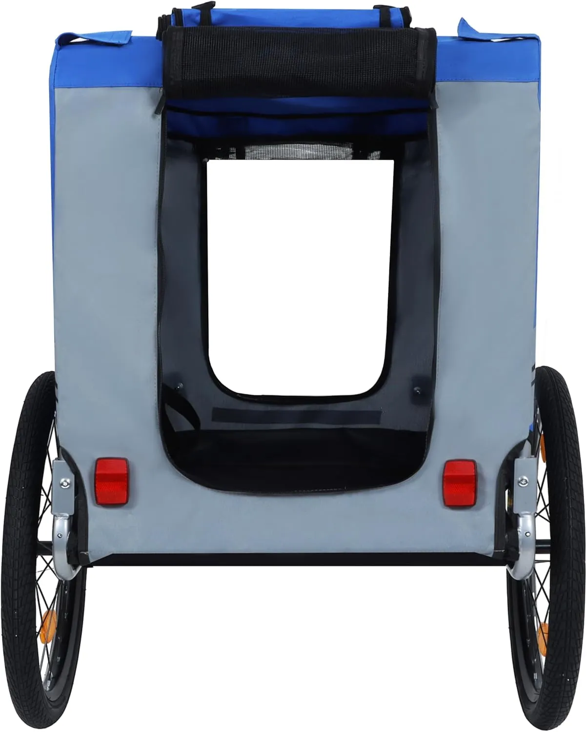 Large Dog Bike Trailer, 120 LB Capacity Pet Cart Bicycle, All-Terrain Pet Carrier, Cargo Carrier, Durable Steel Frame for Travel, Cycling, Outdoor Adventures