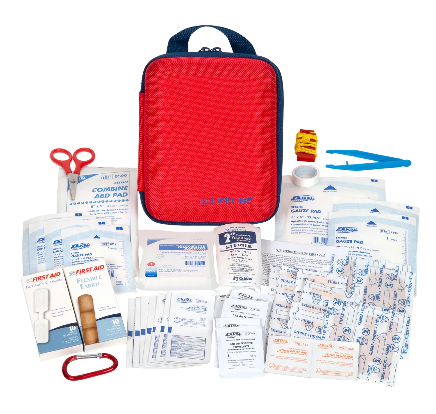 LARGE HARD-SHELL FOAM FIRST AID KIT