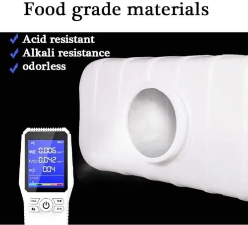 Large Plastic Water Storage Tanks 50L/80L/110L/200L Emergency Water Storage Camping & Hiking Water Storage Water Container Multifunctional Water Tank