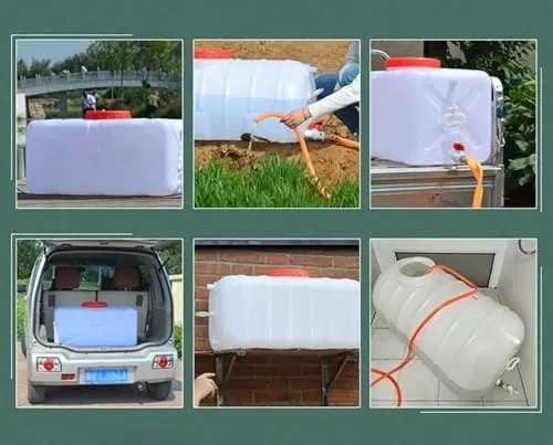 Large Plastic Water Storage Tanks 50L/80L/110L/200L Emergency Water Storage Camping & Hiking Water Storage Water Container Multifunctional Water Tank