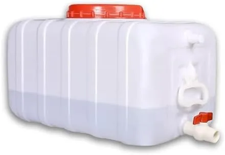 Large Plastic Water Storage Tanks 50L/80L/110L/200L Emergency Water Storage Camping & Hiking Water Storage Water Container Multifunctional Water Tank