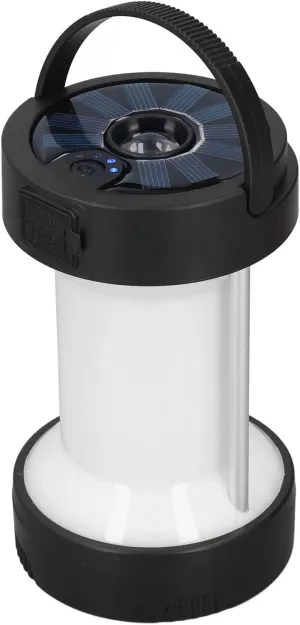 LED Camping Lantern, USB Rechargeable Camping Light with 2 Light Sources, Strong Light, Weak Light, Hanging Lamp for Outdoor Emergencies