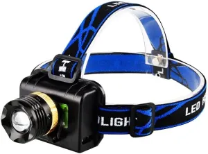 LED Headlight Strong Light Charging Induction Long-Range 3000 Head-Mounted Flashlight Night Fishing Miner's Lamp Hernia Night Fishing