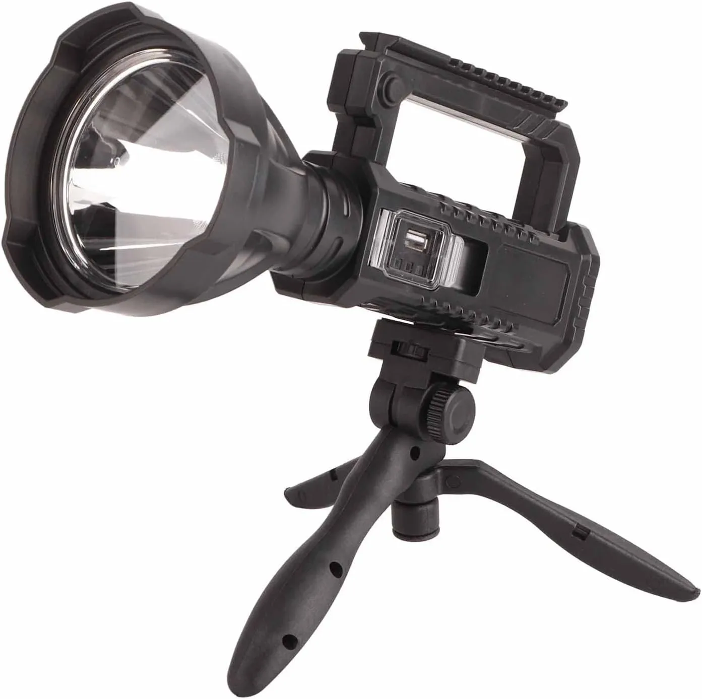 LED Outdoor Flashlight Long Range with High Power P70 Wick 6,000mah Battery 1000m Range for Outdoor USB Charging