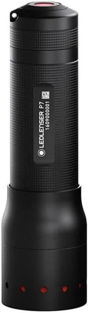 Ledlenser P7 allround torch LED, 450 lumens, focusable, 300m long distance beam, 4xAAA battery powered, incl. batteries