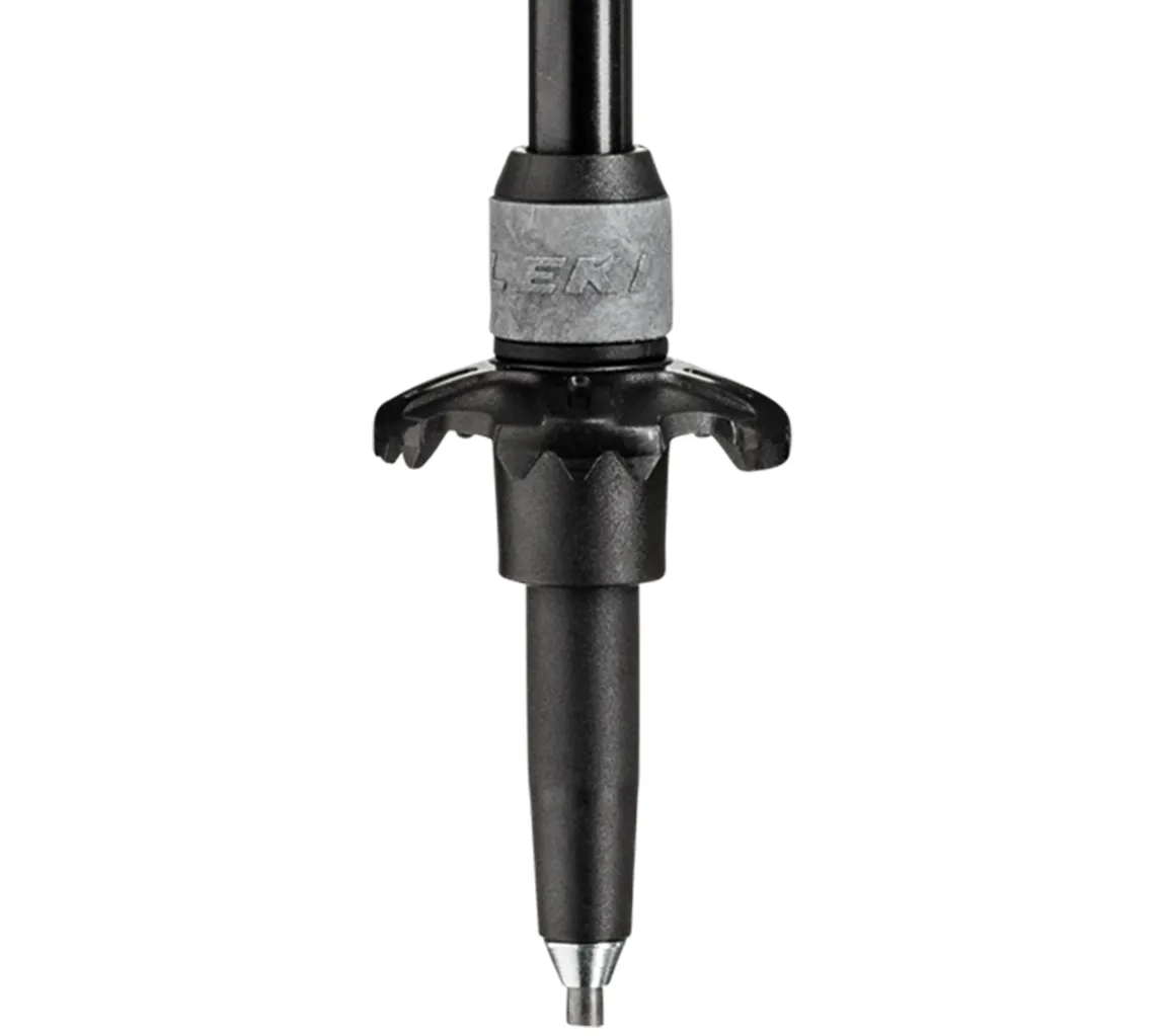 Leki Khumbu Lite Anti-Shock Hiking/Trekking Poles (Black/Petrol/Dark Anthracite)(Pair)