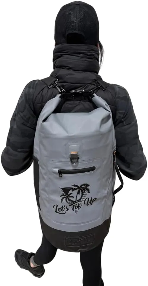 Let's Tie Up Waterproof Dry Bags for Boating and Outdoors | Ultimate Roll-Top Dry Bag: Style, Functionality, and 100% Waterproof Protection for All Your Boating and Outdoor Adventures | 20L