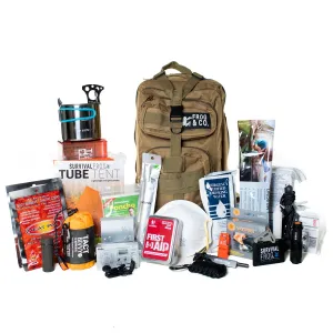 LifeShield® All-In-One Bug Out Bag w/ 6 Survival Kits by Frog & CO