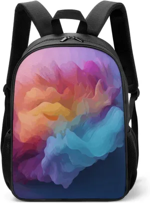 Lightweight Backpacks Cute Travel Bag Durable Color Gradient Printing Small Travel Backpack For Women & Men