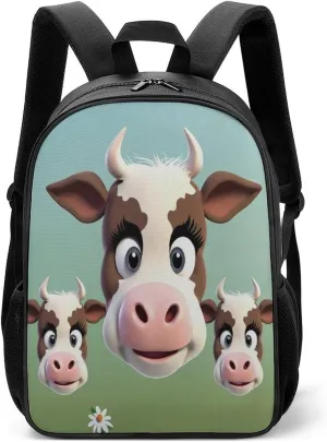 Lightweight Backpacks Cute Travel Bag Durable Cute Cow Printing Small Travel Backpack For Women & Men
