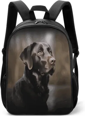 Lightweight Backpacks Cute Travel Bag Durable Labrador Retriever Printing Small Travel Backpack For Women & Men