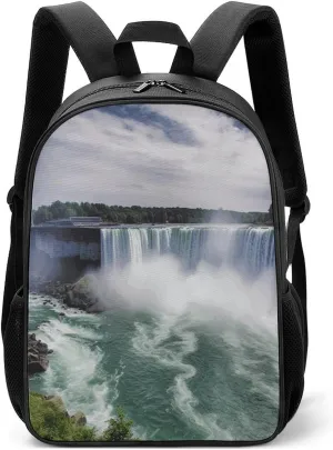 Lightweight Backpacks Cute Travel Bag Durable Niagara Falls Printing Small Travel Backpack For Women & Men