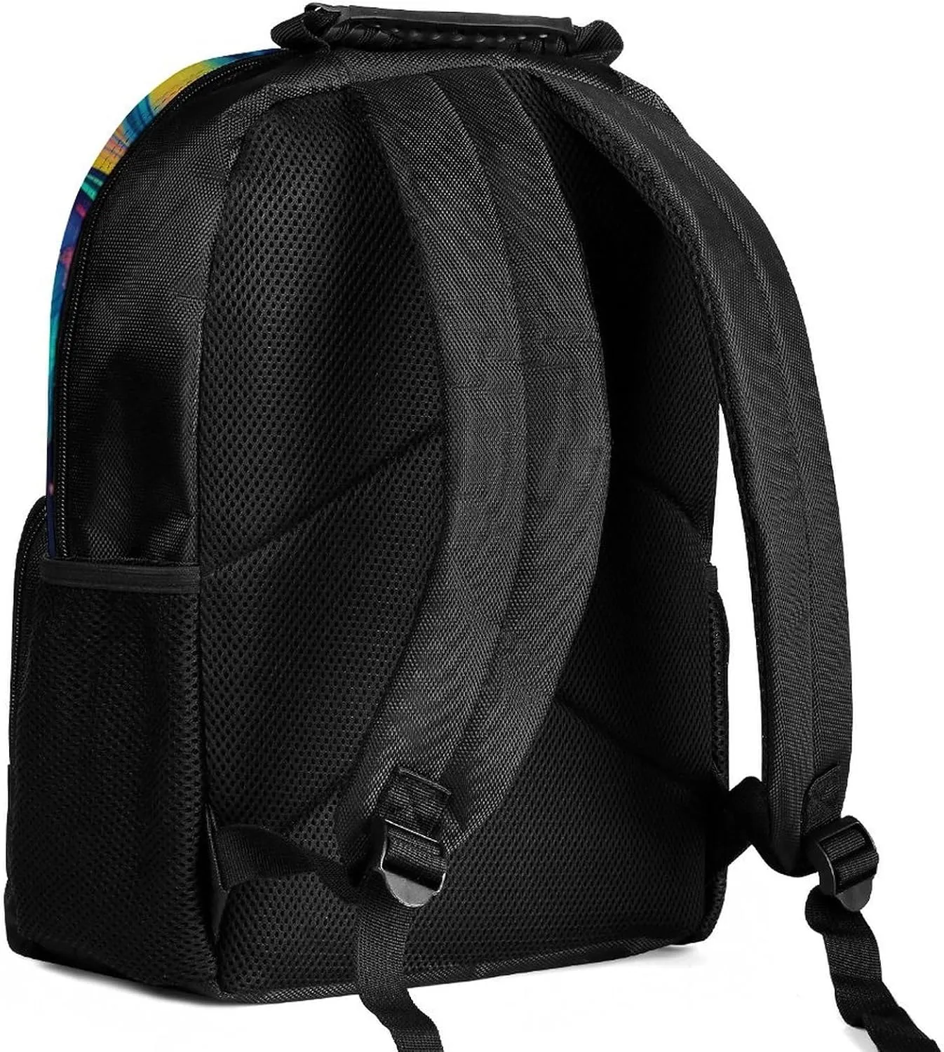 Lightweight Daypack Backpack for Trekking Work Running - Big Capacity Multipurpose Anti-Theft Bookbag, Psychedelic Skull Head Colorful Dreamcatcher Art Business Computer Bag