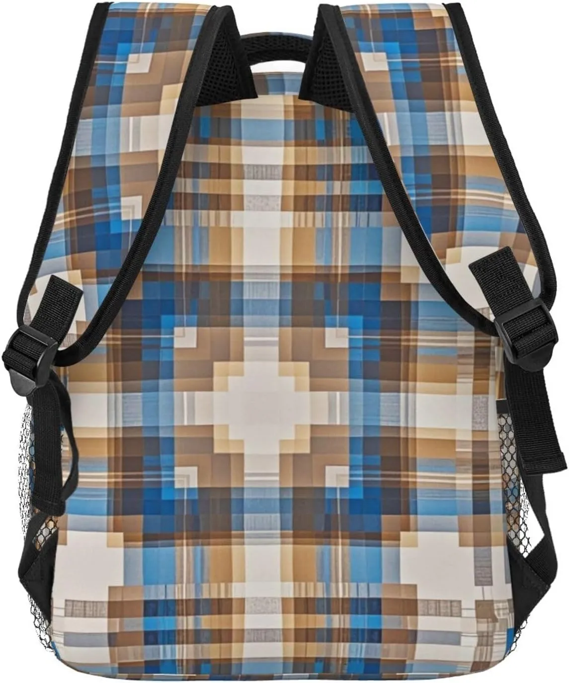 Lightweight Daypack for Camping Business Walking Cycling - Large Capacity Anti-Theft Multipurpose Bookbag, Scottish Tartan Plaid Art Gym Outdoor Hiking Backpack