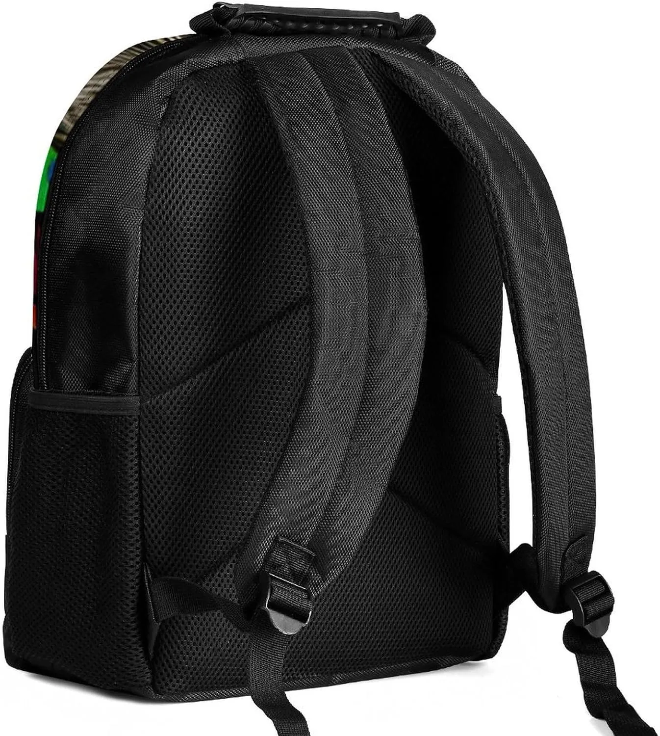 Lightweight Rucksack for Sports Travel Running - Big Capacity Multipurpose Anti-Theft Bookbag, Trippy Tiger Animal Flower Art Travel and Sport Backpack Rucksack