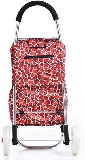 Lightweight, Shopping Cart Shopping Cart Foldable Shopping Cart Trolley Bag Wheeled Heavy Duty Collapsible Grocery Cart Condo Apartment
