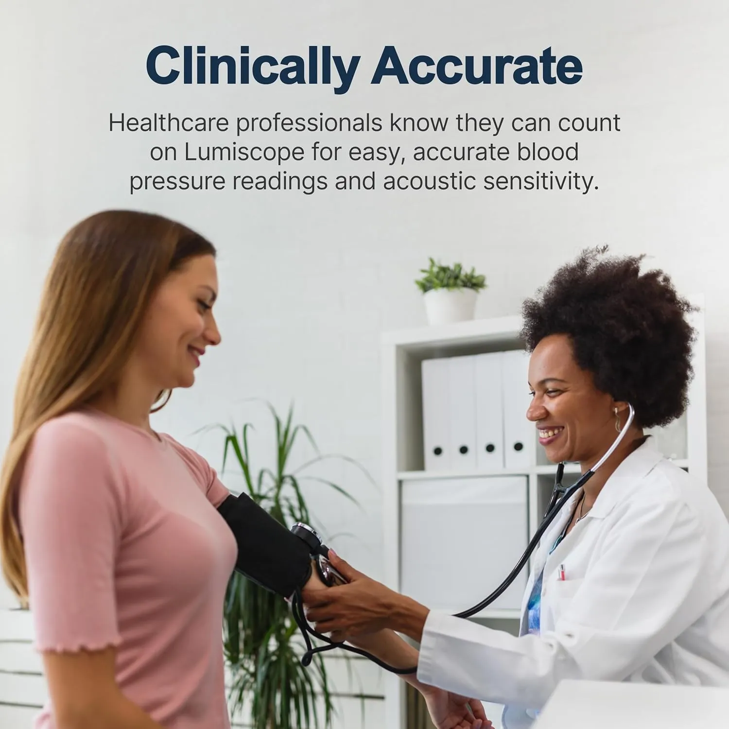 Lumiscope Professional Blood Pressure Kit - Stethoscope, Manual BP Cuff, Sphygmomanometer - Hunter Green