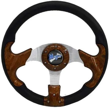 Madjax Razor Golf Cart Steering Wheel and Adapter - Choose from 7 Colors
