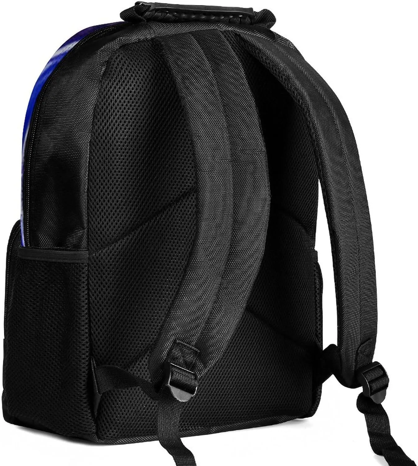 Magical Underwater World Of Dolphins And Fish Art Shoulder Book Bags Polyester Multipurpose Anti-Theft Carry On Bag Large Capacity Travel Hiking & Camping Rucksack