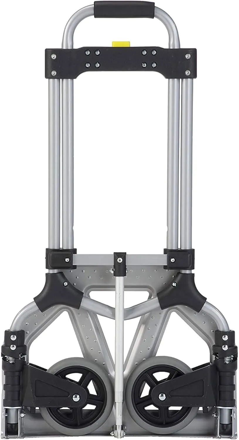 Magna Cart MCI Steel Folding Hand Truck, Foldable Personal Moving Dolly with Wheels, 160-Pound Capacity