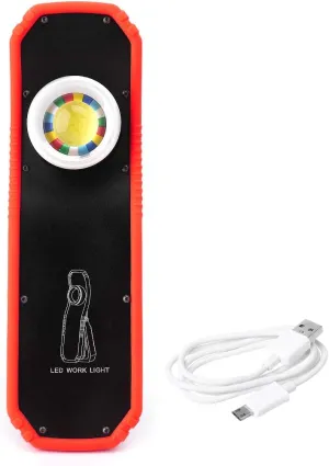 Magnetic Flashlights LED Work Light with Stand Work Torch Light Magnetic Torch Rechargable Torch Lamp for Camping Car