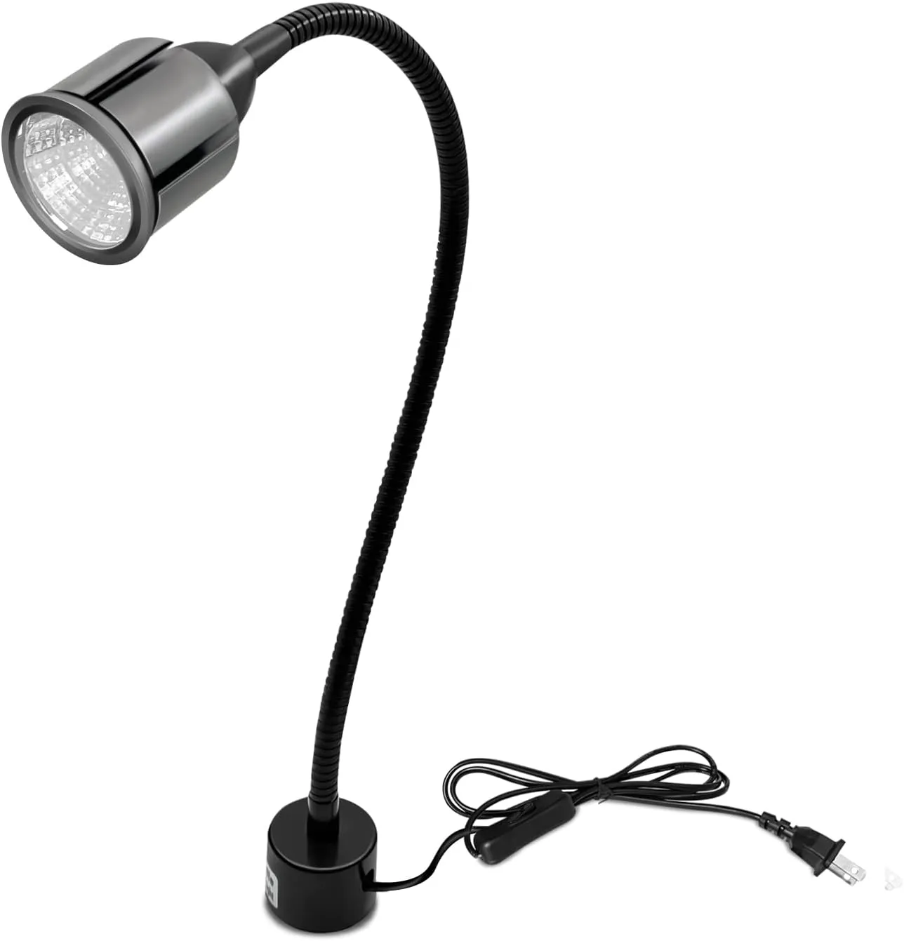 Magnetic LED Work Light with Flexible Gooseneck and Magnetic Base, Magnetic LED Lamp 750 Lumen for Workshop, Lathe, Sewing Machine, Grill Lighting