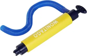 Manual Bilge Pump for Kayak Canoe and Boat - 17 Inch Portable Siphon Pump Kayak Hand Water Pumps with Reversible Hose, Yellow
